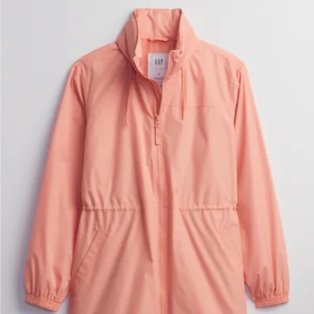 NWT Packable Hood Rain Jacket GAP Size Medium Womens - Picture 5 of 8